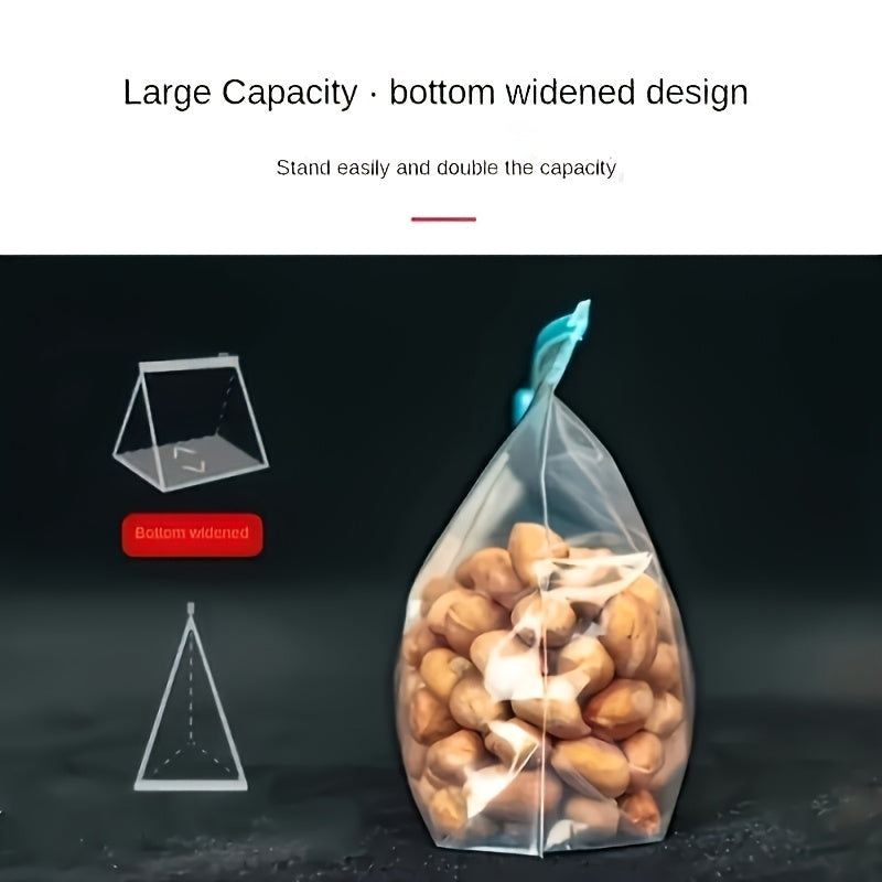 60pcs Zipper Storage Bags in 3 Sizes, Food Sorting and Storage Bags, Food Fresh-Keeping Sealed Bags, Suitable for Fruits, Grains, Vegetables, and Meat, Kitchen Storage and Organization, Kitchen Accessories